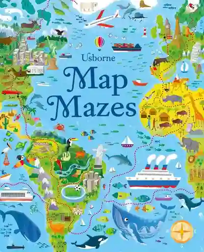 Libro De Actividades Laberintos Map Mazes Para Niños