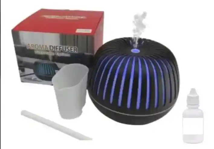 Difusor De Aromas Led Humidificador Líneas + Esencia