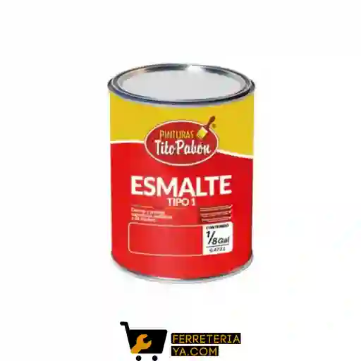 Esmalte Blanco Mate 1/8 Tito Pabon