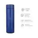 Termo Botella Para Bebidas Led Stanley 500 Ml Acero Inoxidable Digital Azul