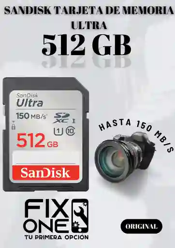 Tarjeta De Memoria Sd 512gb