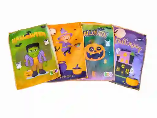4 Bolsitas Bolsas Calabaza Para Dulces Halloween Brujitas Brujas
