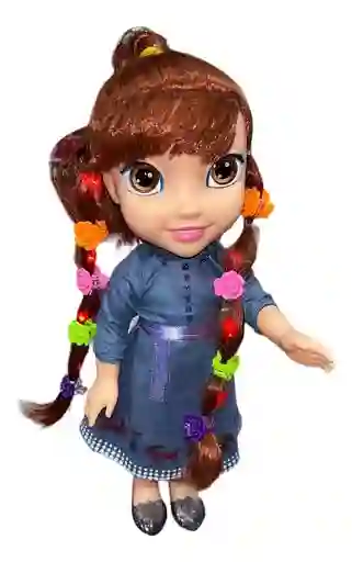 Muñeca Frozen Ana Con Luces Y Sonido