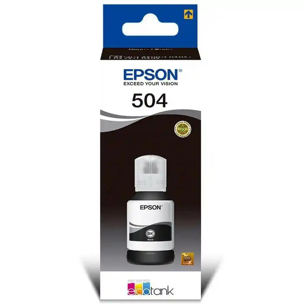 Tinta 504 Epson Para Impresora L4150 L4160 L6191 L6171 Color Negro