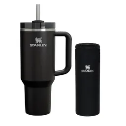 Termo Stanley Vaso Negro40oz Duo Para Bebidas Frías Y Calientes