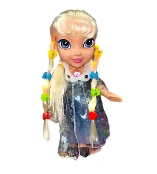 Muñeca Frozen Elsa Con Luces Y Sonido