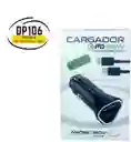 Cargador Para Carro Turbo Con Cable Tipo C A Tipo C