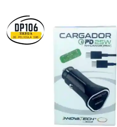 Cargador Para Carro Turbo Con Cable Tipo C A Tipo C