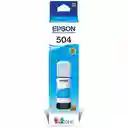 Tinta 504 Epson Para Impresora L4150 L4160 L6191 L6171 Color Cian