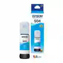 Tinta 504 Epson Para Impresora L4150 L4160 L6191 L6171 Color Cian