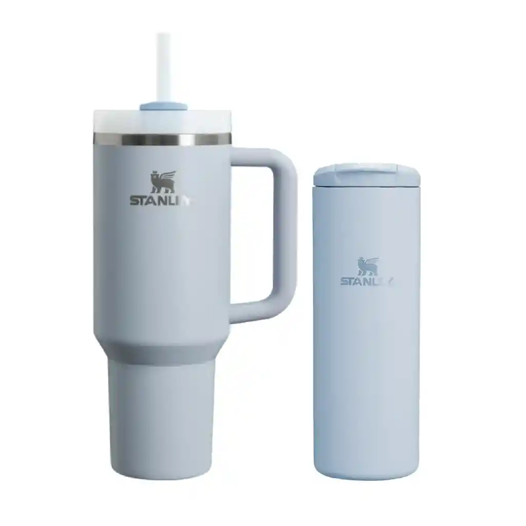 Termo Stanley Vaso Azul 40oz Duo Para Bebidas Frías Y Calientes