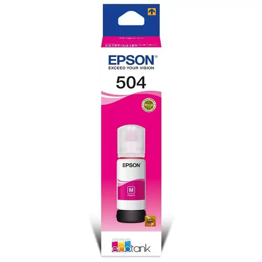 Tinta 504 Epson Para Impresora L4150 L4160 L6191 L6171 Color Magenta