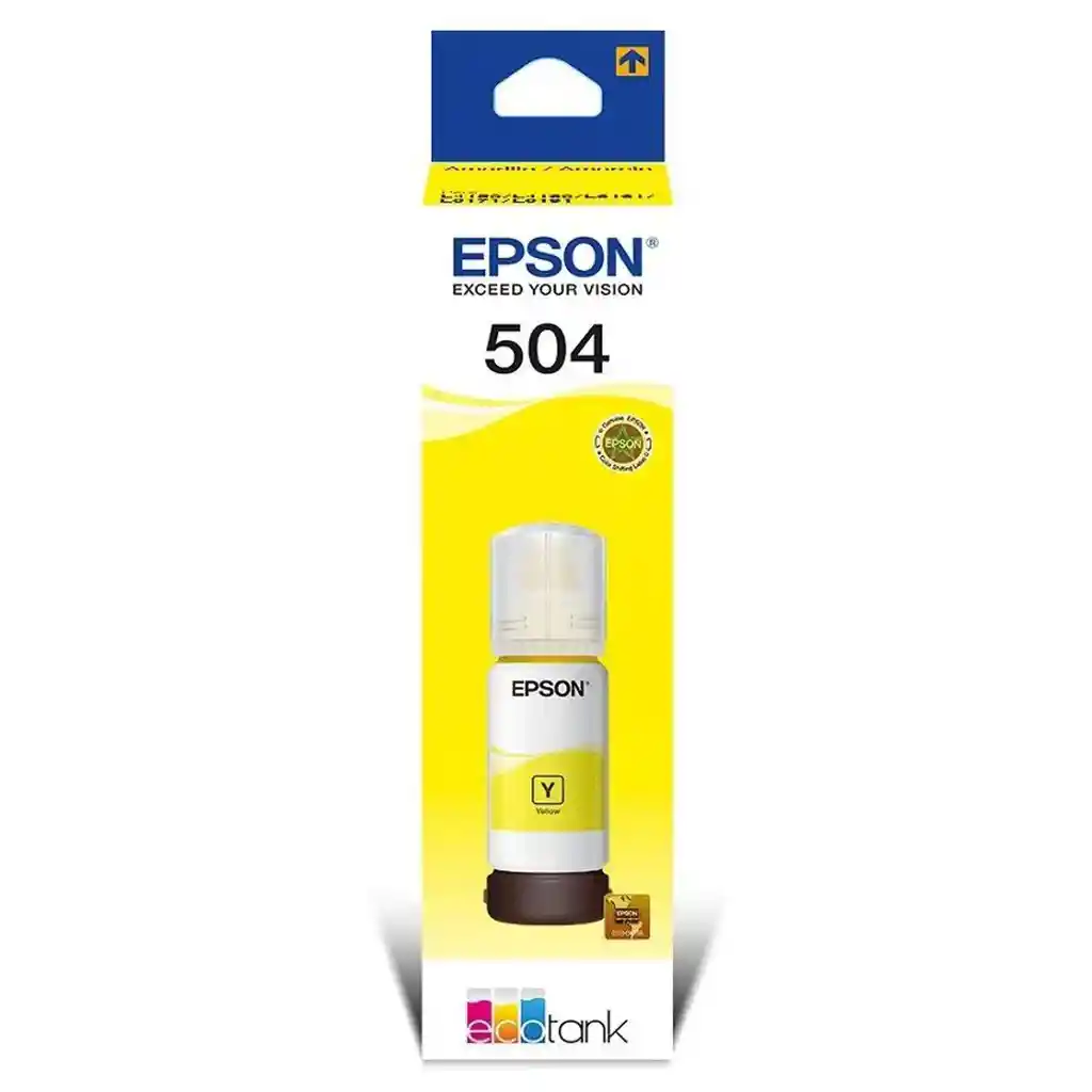 Tinta 504 Epson Para Impresora L4150 L4160 L6191 L6171 Color Amarillo