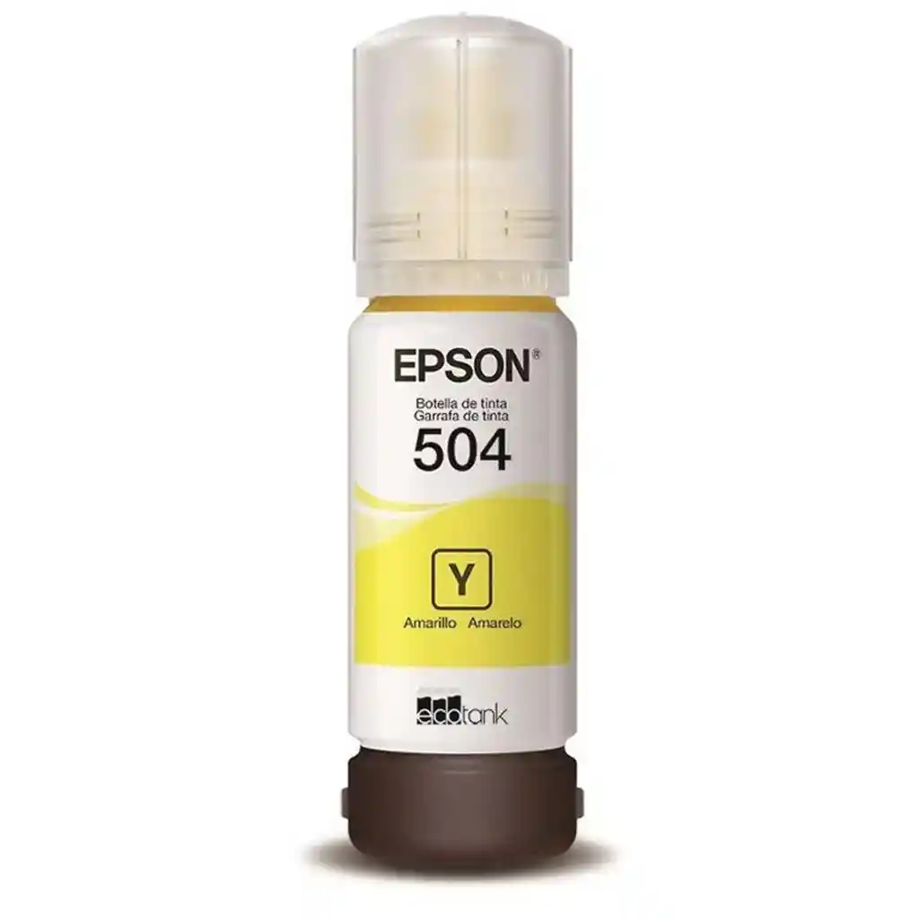 Tinta 504 Epson Para Impresora L4150 L4160 L6191 L6171 Color Amarillo