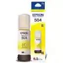 Tinta 504 Epson Para Impresora L4150 L4160 L6191 L6171 Color Amarillo