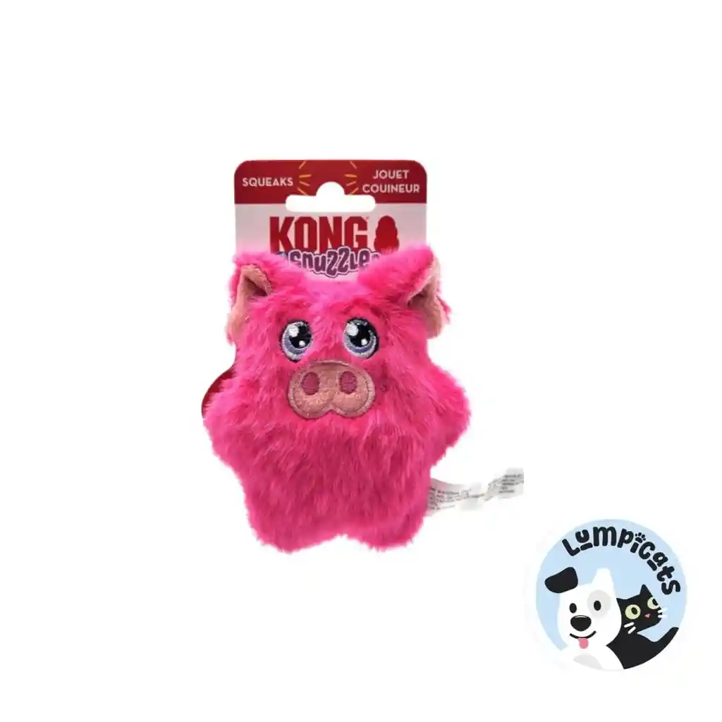 Kong Perro Peluche Snuzzles Mini Cerdo Xsmall Juguete Para Perros