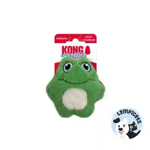 Kong Perro Peluche Snuzzles Mini Sapo Xsmall Juguete Para Perros