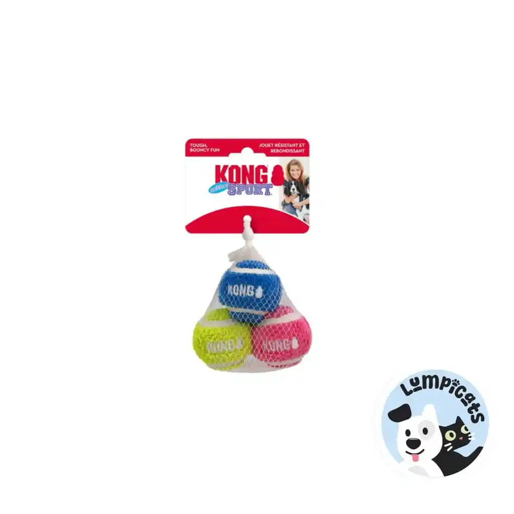 Kong Perro Softies Sports Balls Pelota Small X3 Juguetes Para Perros