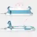 Bañera Plegable Para Bebés Con Termómetro Digital Azul