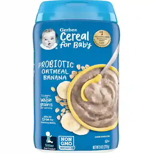 Cereal Avena Para Bebe Gerber Banana