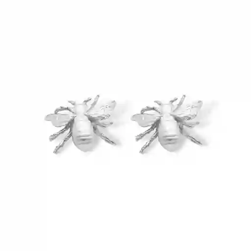 Aretes De Abeja Pequeña Silver