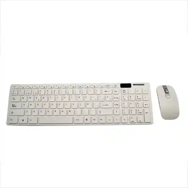 Combo Mouse Teclado Inalámbrico White 10306m