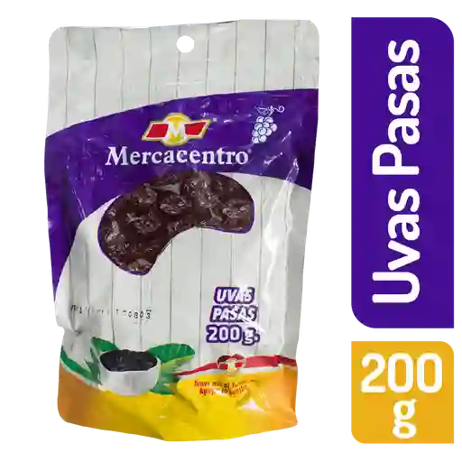 Uvas Pasas Mercacentro 200 G