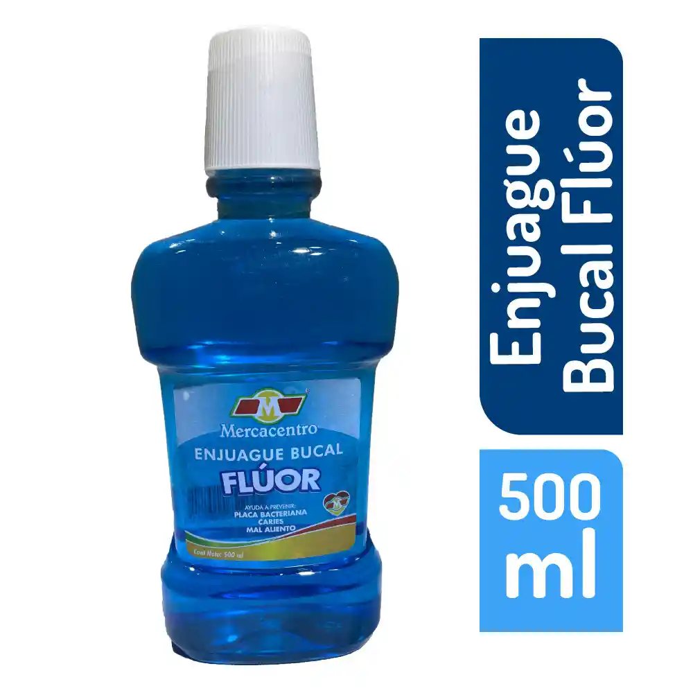 Enjuague Mercacentro Fluor 500 Ml