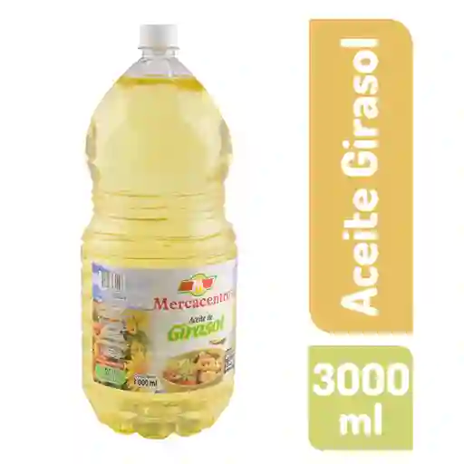 Aceite Mercacentro 3000 Ml Girasol