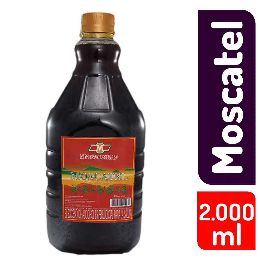 Vino Mercacentro Moscatel 2000 Ml
