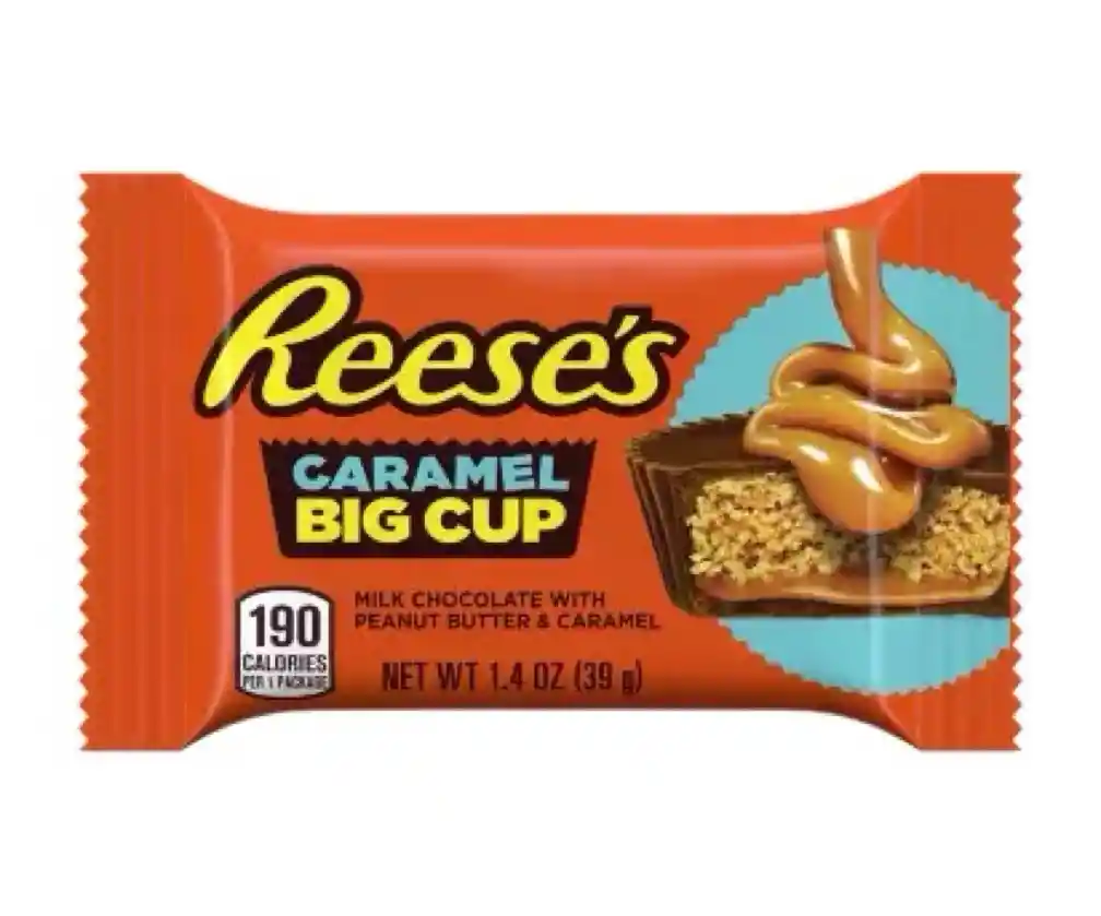 Reeses Big Cup Mantequilla De Maní + Caramelo 39g