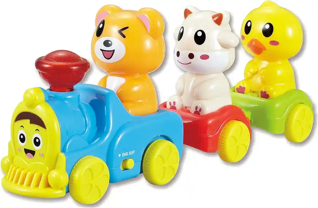 Juguete Interactivo Tren Con Animales Y Sonidos Para Bebés