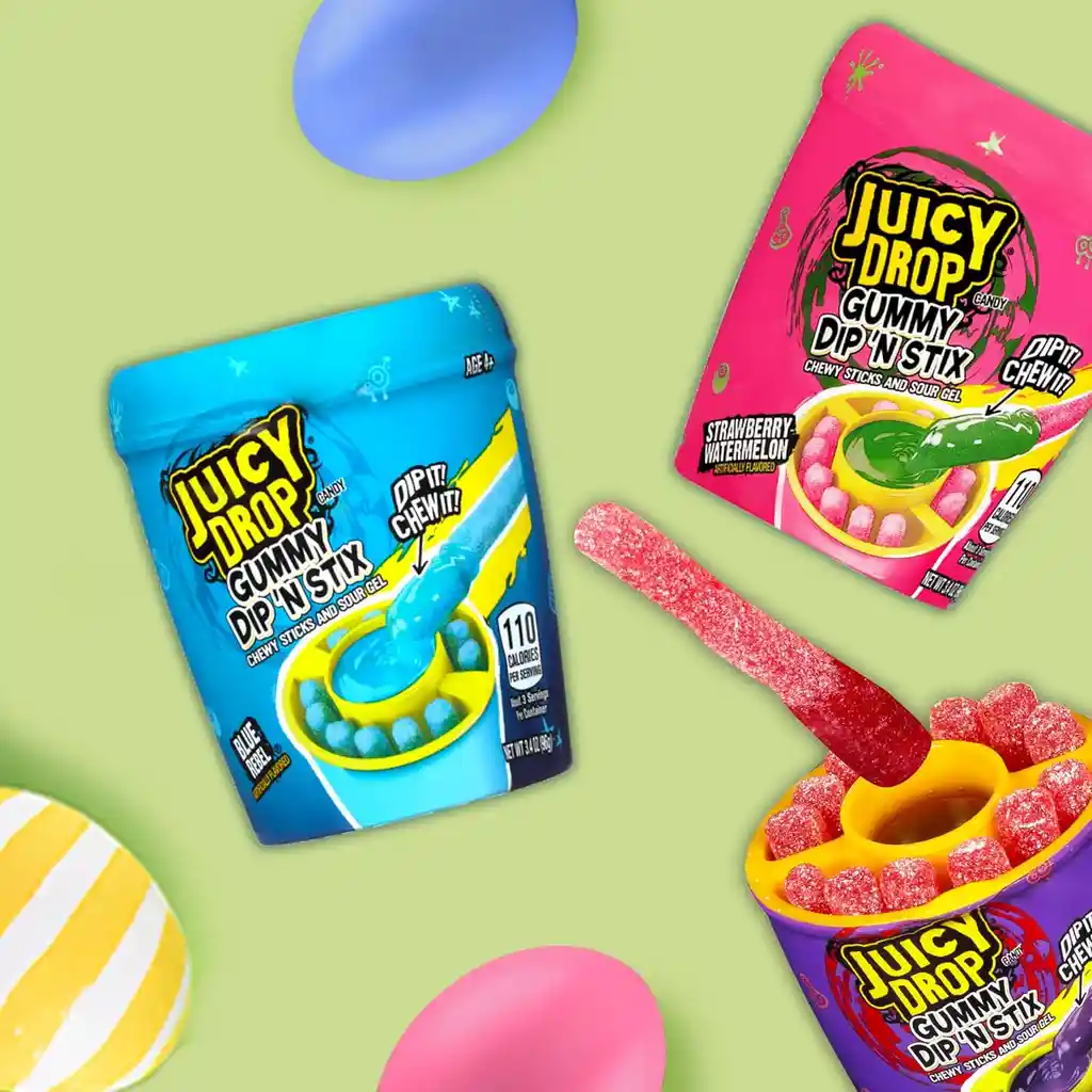 Gomitas Juicy Drop Gummy Dip ‘n Stix X1