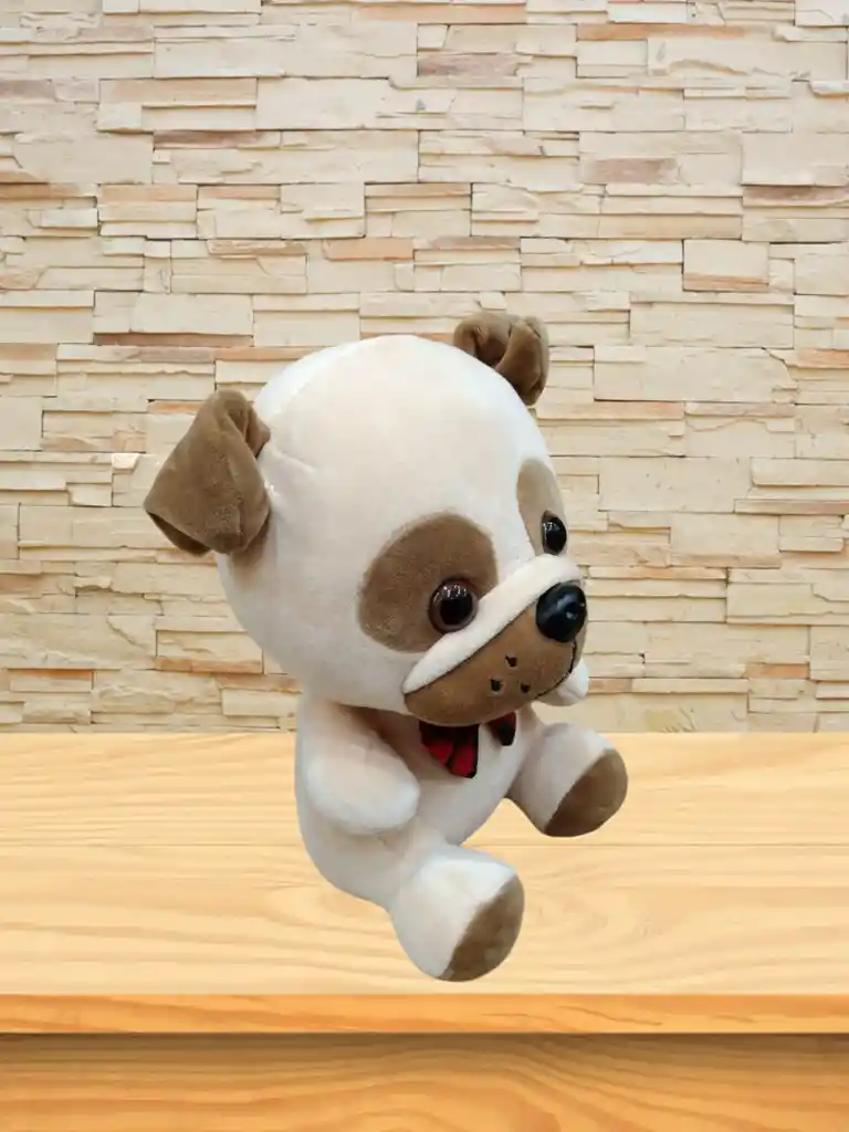 Peluche De Perrito Pug Con Corbatin