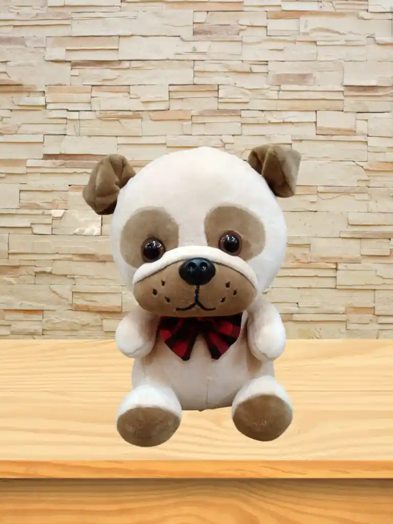 Peluche De Perrito Pug Con Corbatin