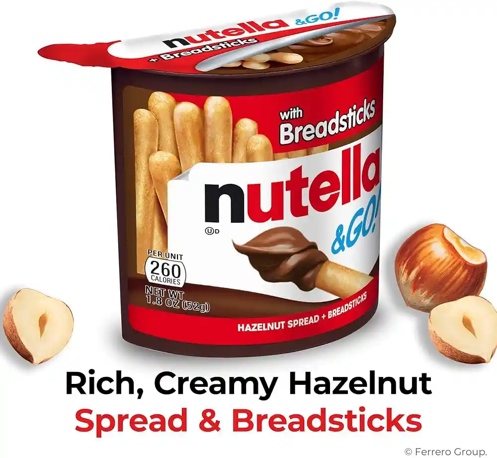 Nutella Go Snack Individual Breadsticks