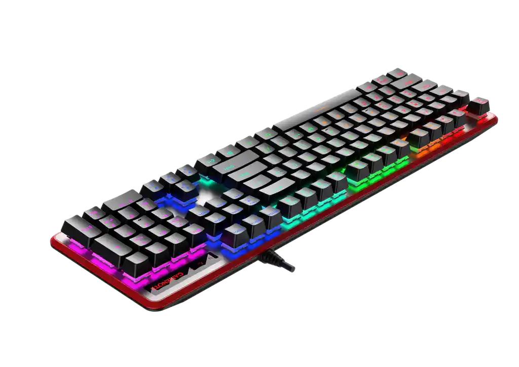 Teclado Gamer Mecanico Usb Rgb Havit Kb870l - Tamaño 100%