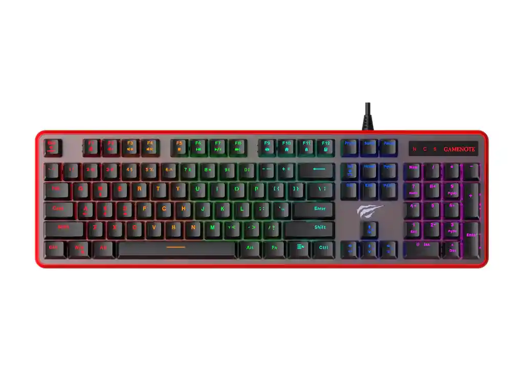 Teclado Gamer Mecanico Usb Rgb Havit Kb870l - Tamaño 100%