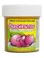 Vinilo Escolar Perlado Dorado - Parchesito 35gr