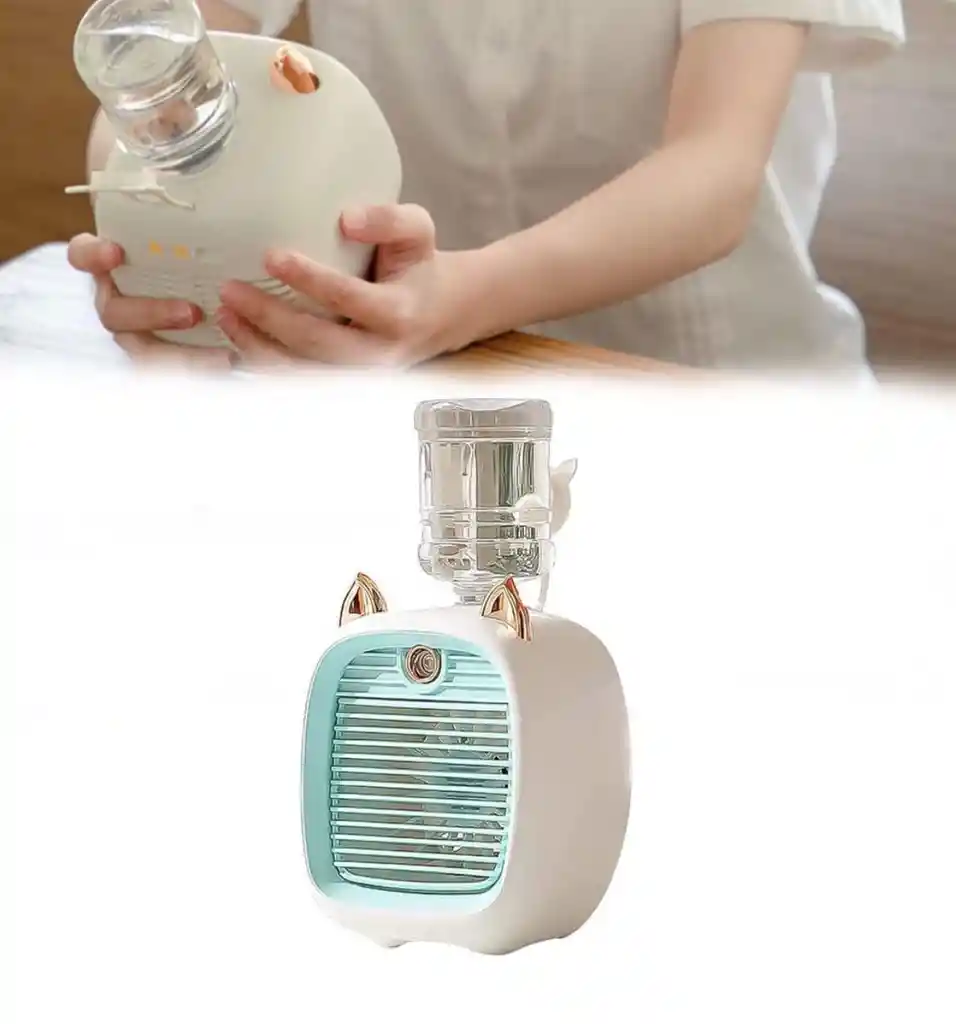 Humidificador Con Botella De Agua Recargable