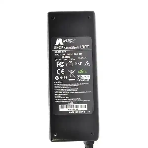 Cargador Para Lenovo 20v 4,5a Punta Usb