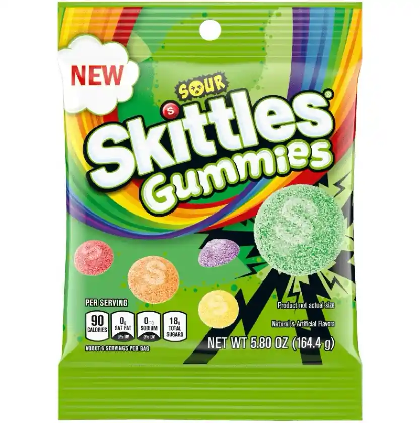 Gomitas Skittles Sour 164g