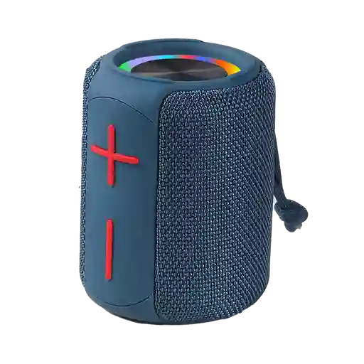Parlante Inalambrico Bluetooth Movisun Bomb Con Luz Rgb Con Protección Ipx6 Color Azul