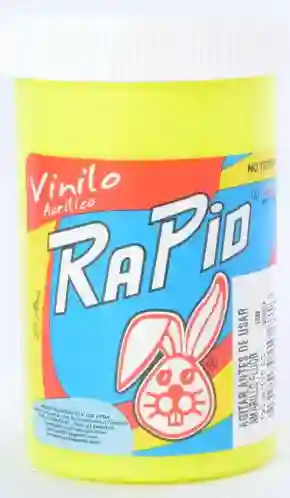 Vinilo Acrilico Amarillo Fluorecente- Rapid 120cc
