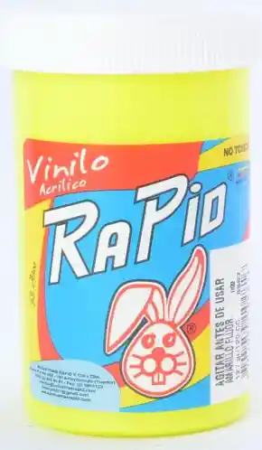 Vinilo Acrilico Amarillo Fluorecente- Rapid 120cc