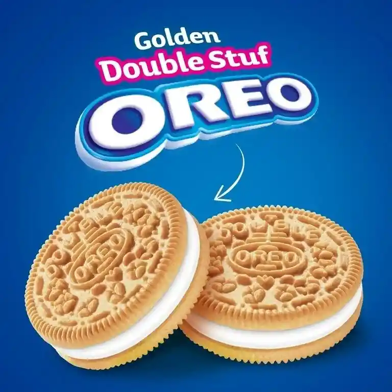 Oreo Golden Double Stuf Tamaño Familiar 530g