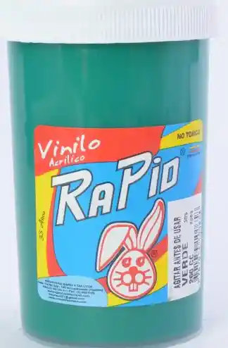 Vinilo Acrilico Verde - Rapid 60cc