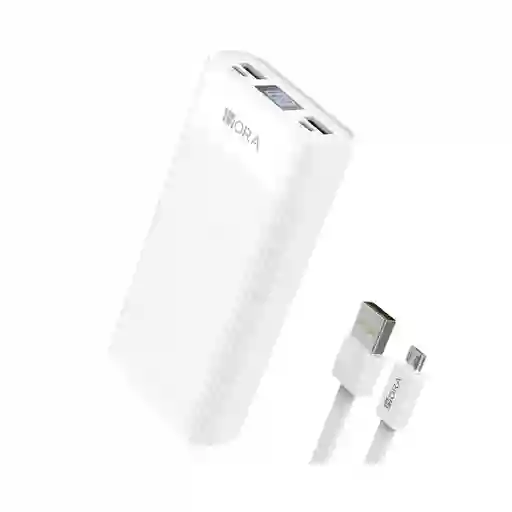 1hora Power Bank Batería Portátil 20.000mah Real Usb Gar117