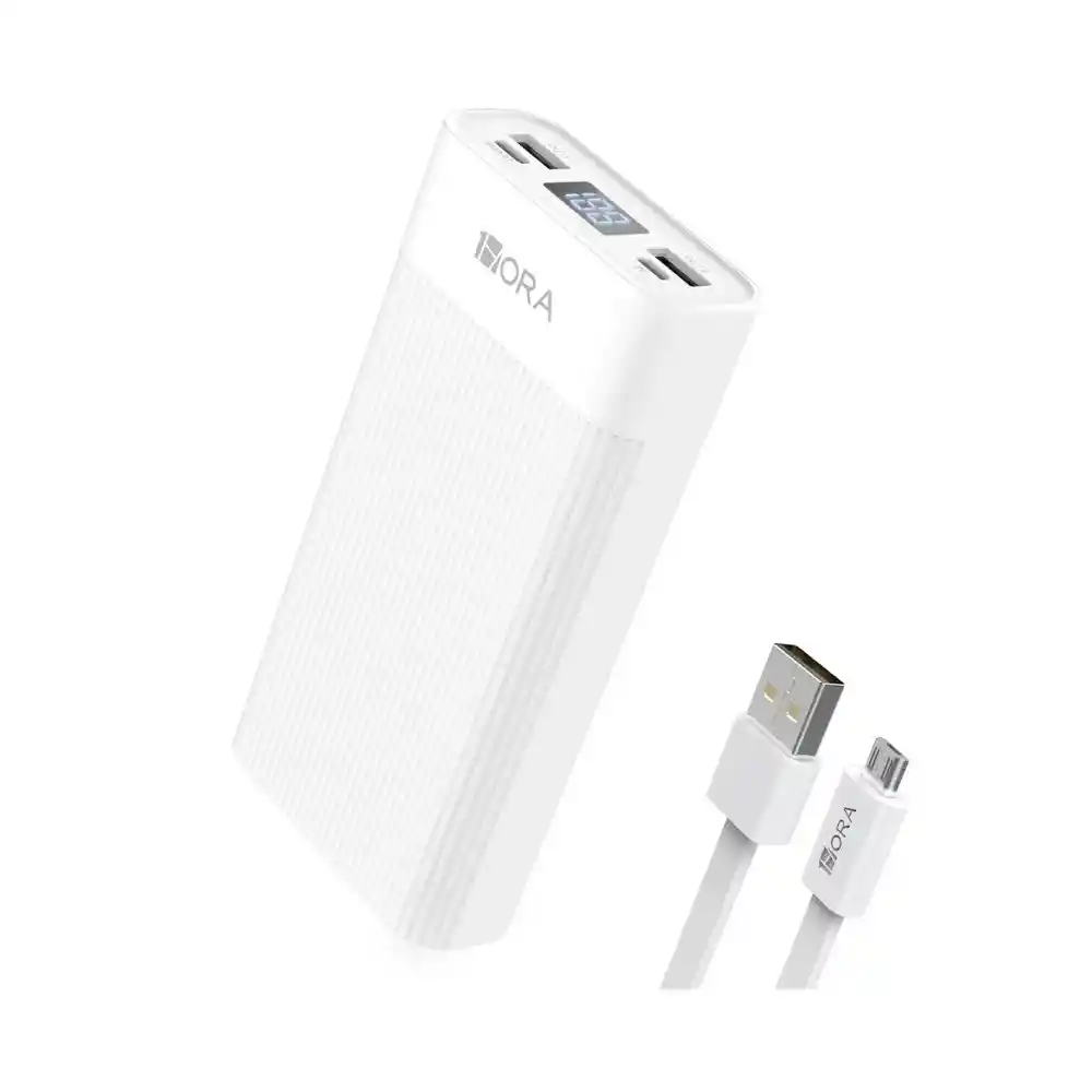 1hora Power Bank Batería Portátil 20.000mah Real Usb Gar117