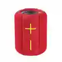 Parlante Inalambrico Bluetooth Movisun Bomb Con Luz Rgb Con Protección Ipx6 Color Rojo